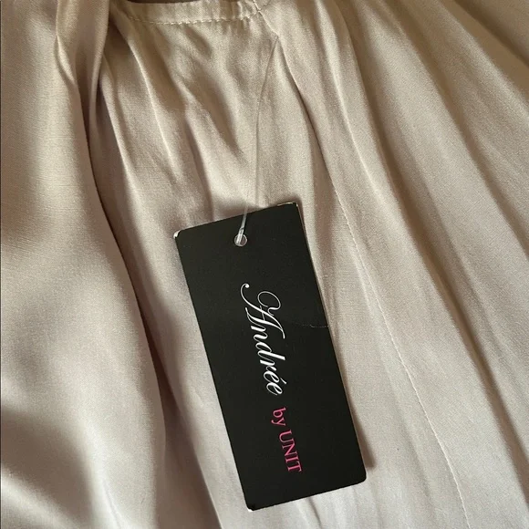 ANDREE BY UNIT Gray Dress with Multicolor Embroidery one size - Picture 10 of 10